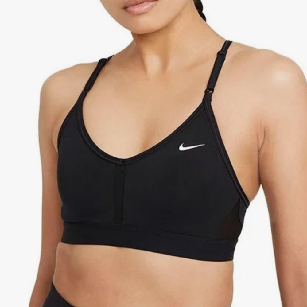 Nike Black Sports Bra with Racerback Design